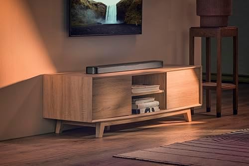 JBL Bar 300MK2-5.0 Channel All-in-one soundbar with Dolby Atmos, MultiBeam 3.0 & PureVoice 2.0, Easy Sound Calibration, ONE App and Works with Voice Assistant-Enabled Speakers (Black) - Image 2