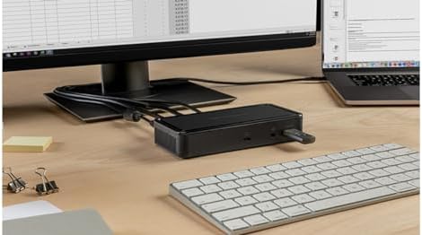 Belkin Thunderbolt 3 Dock Plus with 2.6ft Thunderbolt 3 Cable (Thunderbolt Dock for MacOS and Windows) Dual 4K @60Hz, 40Gbps Transfer speeds, 60W Upstream Charging (Renewed) - Image 7