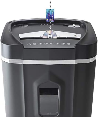 Aurora AU1210MA Professional Grade High Security 12-Sheet Micro-Cut Paper/CD and Credit Card/ 60 Minutes Continuous Run Time Shredder - Image 2