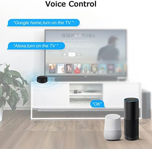 Smart IR Remote Control: Universal WiFi Infrared Remote Control with Temperature Humidity Sensor, App&Voice Control, 3in1 WiFi Thermometer Hygrometer, Compatible with Alexa, Google Assistant - Image 5