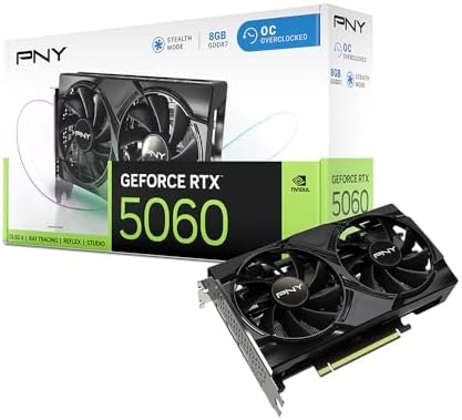 PNY NVIDIA GeForce RTX™ 5060 OC Dual-Fan Graphics Card by Unknown