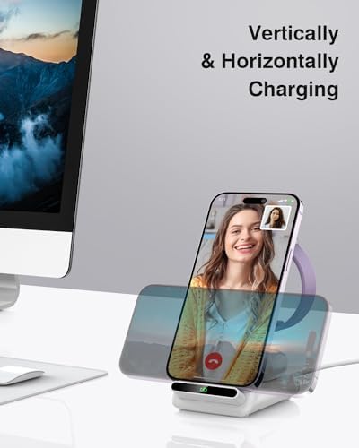 Wireless Charging Station,3 in 1 Charging Stand for Apple Multiple Devices - Image 5