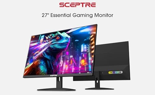 Sceptre New IPS 27-inch Prime Gaming Monitor 100Hz DP HDMI USB Type C, Build-in Speakers Machine Black 2026 (E275W-FP100T Series) - Image 5
