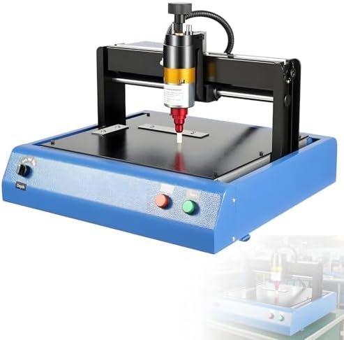 Electric Marking Machine 400W, Portable Metal Plastic Engraving Machine Desktop Nameplate Tag Marking Tool, for Mark Fixed Character Serial Number 200 * 150mm by Unknown