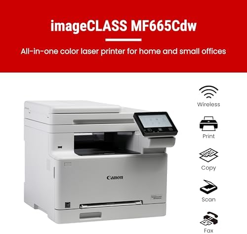 Canon Color imageCLASS MF665Cdw - Wireless, All-in-One Duplex Laser Printer - Image 2