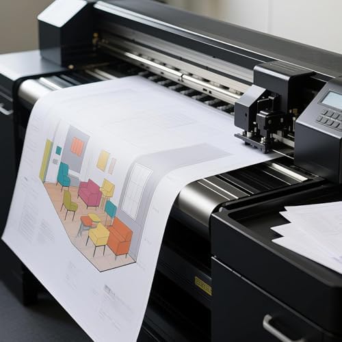 FungLam Wide Format Paper, 24 in x 150 ft Plotter Paper, 2 Rolls CAD Bond Rolls with 2 in Core, 20 LB Bond Papers Rolls, Idea for CAD Drawings, Engineering Plans, GIS Maps & Architectural Designs - Image 5