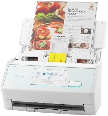 ScanSnap iX2500 Wireless or USB High-Speed Document Scanner, White by ScanSnap