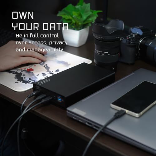 compatily LV22 28TB USB-C 10Gbps External HDD and HUB – Portable Enterprise Hard Drive for Professional Media Creators and Work from Home Office Professionals (with Enterprise HDD, 28TB) (Renewed) - Image 3