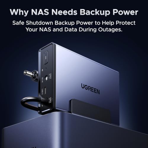 UGREEN NAS UPS US3000, 120W DC and 12000mAh Battery Backup - Image 2