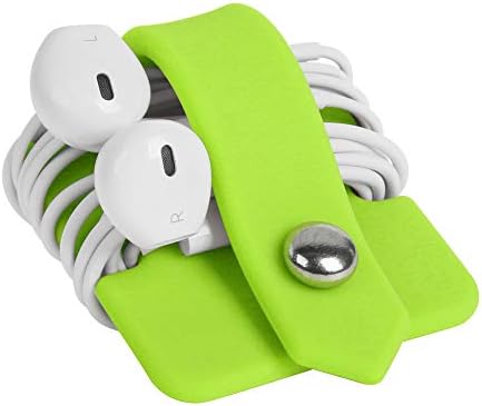 Cord Organizer Earbuds Holder Earphone Wrap Winder Green - Image 6