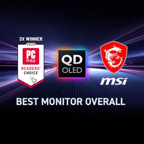 msi MPG 321URX QD-OLED, 32" 4K UHD Quantum Dot OLED Gaming Monitor, 3840 x 2160, 0.03ms, 240Hz, True Black HDR 400, 90W USB Type C, HDMI, DP Port - Image 2