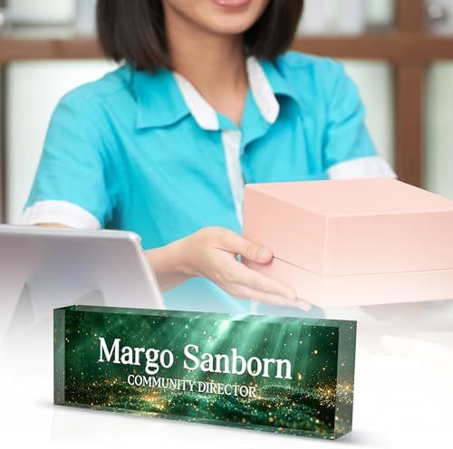 Custom Acrylic Name Plate for Office & Desk - Personalized for Women & Men, Perfect Office Gift - Image 7
