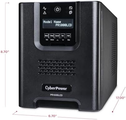 CyberPower PR1000LCD Smart App Sinewave UPS Battery Backup - Image 4