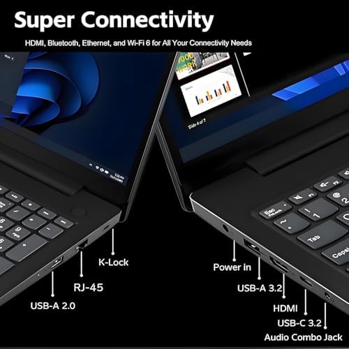 Lenovo 2026/2027 Latest Business Laptop with MS 365 for the Web, Intel Powerful Processor, 16GB DDR5 RAM, 756GB SSD Storage (500GB External), 15.6" FHD Display, Dolby Audio, HDMI, RJ-45,Windows 11 Pro - Image 6