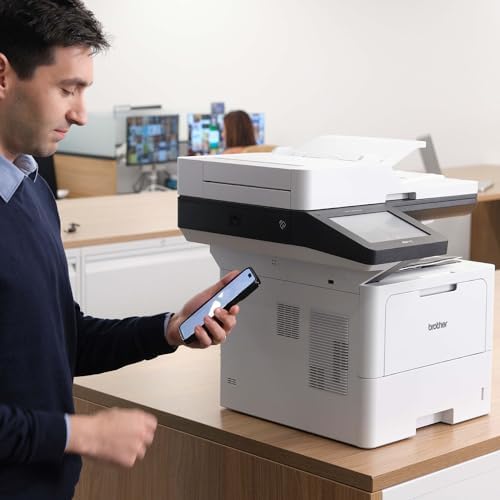 Brother MFC-L6810DW Enterprise Monochrome Laser All-in-One Printer, Large Paper Capacity, Wireless Networking, Advanced Security Features, and Duplex Print, Scan, and Copy, Works with Alexa - Image 7