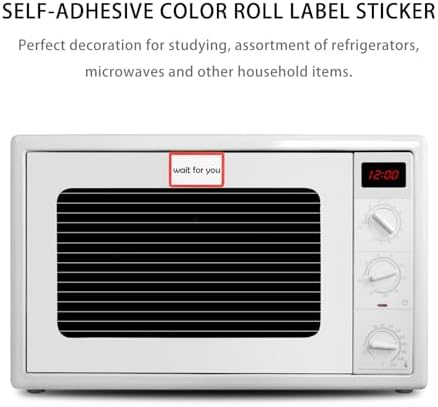 Colorful Blank Name Tag Labels Self-Adhesive Paper Stickers, 150 Roll - Image 3