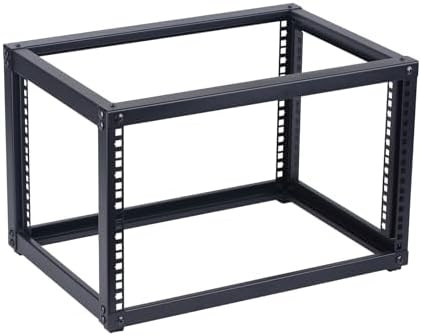6U Open Frame Network Rack, Small Server Rack Shelf - Image 2