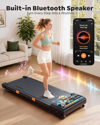 Walking Pad Treadmill with 15% Auto Incline, Under Desk Treadmill for Home - Image 5