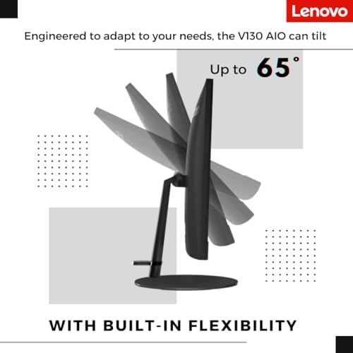 Lenovo V130 All-in-One Business Desktop, 19.5” HD+ Display, Intel Celeron J4025, 16GB RAM, 512GB PCIe SSD, DVD-RW, Wi-Fi, Webcam, HDMI, Wired Keyboard & Mouse, Windows 11 Pro - Image 3