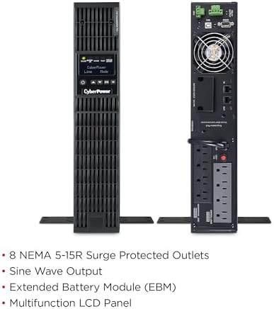 CyberPower OL1000RTXL2U Smart App Online UPS Battery Backup - Image 3