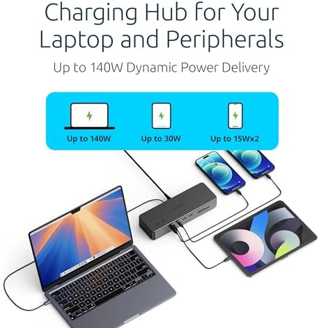 Kensington EQ Pro Thunderbolt™ 5 Dock Designed for MacBook, Optimized for M-Series Pro/Max Models, 140W PD, 80Gbps Data Transfer, Built-in and Lockable PCle M.2 SSD Slot for Quick Storage K33612NA - Image 7