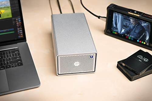 G-Technology 36TB G-RAID with Thunderbolt 3, USB-C (USB 3.1 Gen 2), and HDMI, Removable Dual Drive Storage System, Silver - 0G10810-1 - Image 6