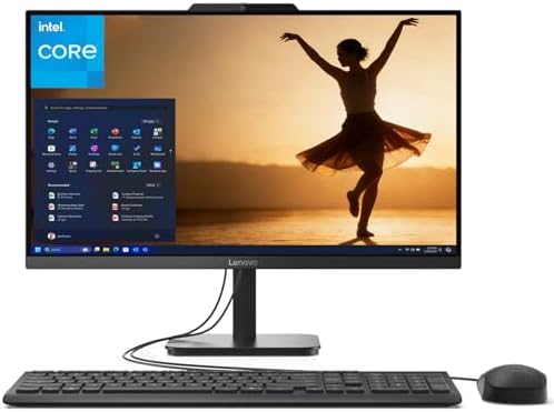 Lenovo 24 23.8" Intel 4-Core 16GB 512GB SSD All-in-One Desktop Computer by LENOVO