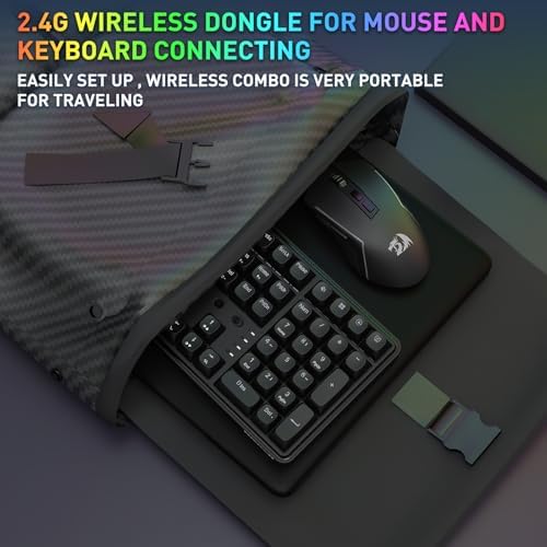 Redragon S163 Combo, K689 PRO Gasket Gaming Keyboard + M693 8000 DPI Mouse - Image 5