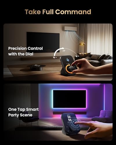 SwitchBot Hub 3 (3rd Gen), Smart Home Hub with 2.4" IPS Screen & Knob Control, WiFi Thermometer Hygrometer, IR Remote (Matter/Bluetooth 200m), Alexa/Google/Apple Home Compatible - Image 6