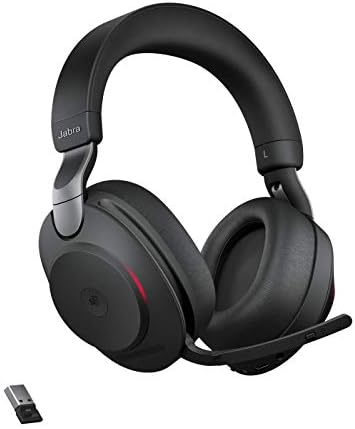 Jabra Evolve2 85 - USB-A MS Teams Stereo Stand - Black Wireless Headset/Music Headphones Black by Jabra