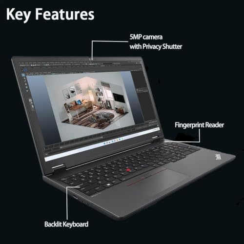 Lenovo ThinkPad P16v Gen 2 Mobile Workstation Laptop, Intel Core Ultra 7 165H Processor, NVIDIA RTX 2000 Ada 8GB Graphics, 64GB DDR5 RAM, 2TB SSD, 16" UHD+, Windows 11 Pro, Backlit Keyboard - Image 3