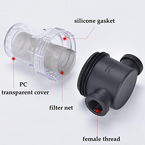 Water Pump Strainer Filter 1/2 Inch Female Strainer with 100 Mesh Screen - Image 3