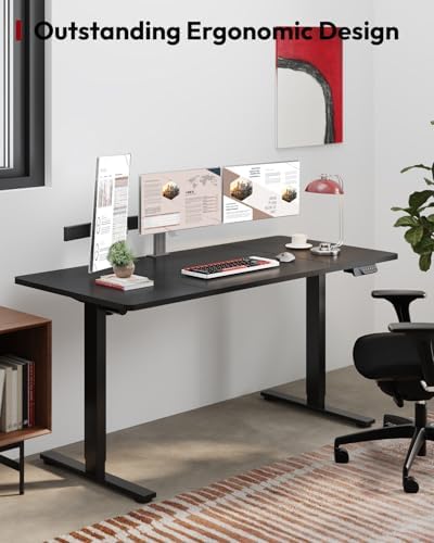 SANODESK Dual Motor 71''x 32'' Large Height Adjustable Standing Desk - Image 3