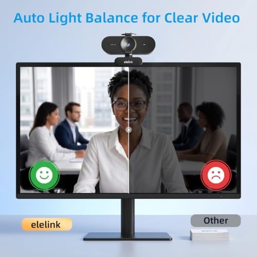 4K Webcam for PC,Auto Focus Streaming Web Cam USB,Dual Noise Reduction Mics - Image 3