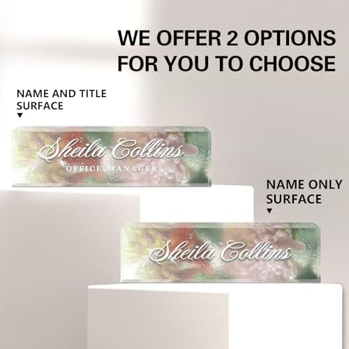 Custom Name Plate for Desk, Employee Appreciation Gifts, Office Decor - Image 2