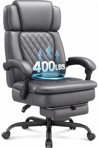 Big and Tall Office Chair, Home Office Desk Chairs,Executive Computer Chair by RECER