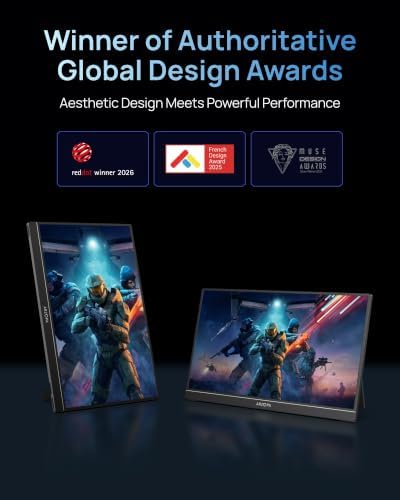ARZOPA 16.1'' 144Hz Portable Gaming Monitor 106% sRGB - Z1FC - Image 5