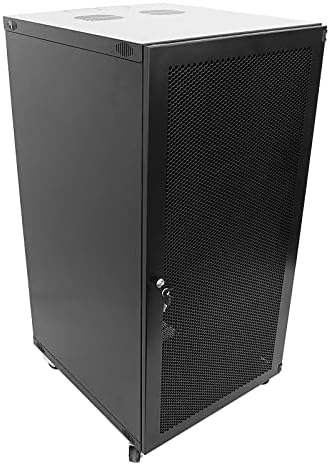 15U 18U 22U Wall Mount Network Server Cabinet Rack Enclosure Ventilated Door Lock 600mm Deep (22U) by RAISINGELECTRONICS