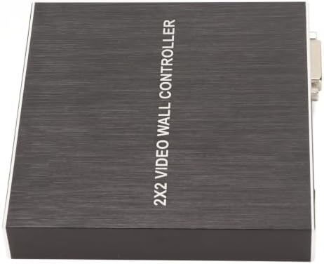 2x2 HDMI Video Wall Processor, Ultra HD 4 Channel DVI TV Wall Video Controller, 180° Rotating HDMI Splicing Display Processor with RS232 and IR Remote Control(US) - Image 4