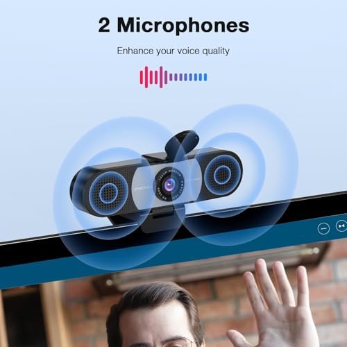 EMEET C960 1080P Webcam with Microphone, 2 Mics, 90° FOV, Computer Camera - Image 3