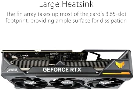 ASUS TUF Gaming NVIDIA GeForce RTX 4080 Super OC Edition Gaming Graphics Card (PCIe 4.0, 16GB GDDR6X, HDMI 2.1a, DisplayPort 1.4a), 3 Year Warranty - Image 4