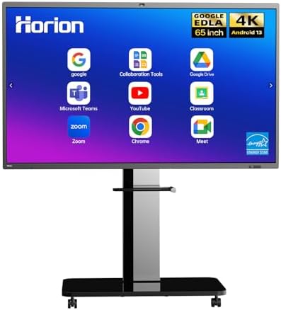HORION 65-Inch 4K Pro Digital Whiteboard, Smart Board for Office & Business by HORION