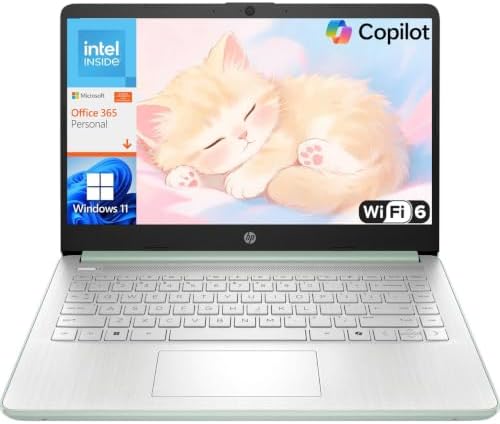 HP Essential Laptop 2026, Intel CPU, 128GB Storage, Office 365, Windows 11 by Unknown