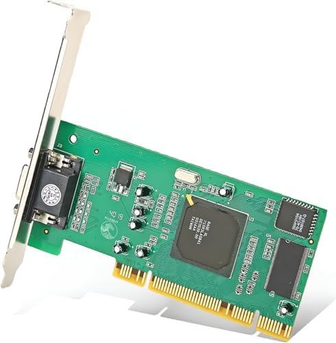 KUJOBUY 8MB Graphics Card VGA PCI 32Bit for Server Industrial Computer Multi-Display for ATI Rage XL 32 Bit PCI VGA Video Card PCI-X Interface Universal Video Card for Desktop Computers by KUJOBUY