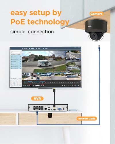 PoE Security Camera System Outdoor 5MP with 2TB HDD, PD54B0608-5M - Image 2