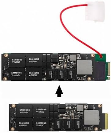 CY Adapter Ruler 1U GEN-Z EDSFF Short SSD 1C 4X E1.S to NVMe NGFF M-Key 4X Host Carrier Adapter with Power - Image 6