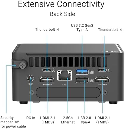 ASUS NUC 15 Pro Barebone Kit | Agent Computer, DIY Mini PC, 3Y Warranty - Image 3