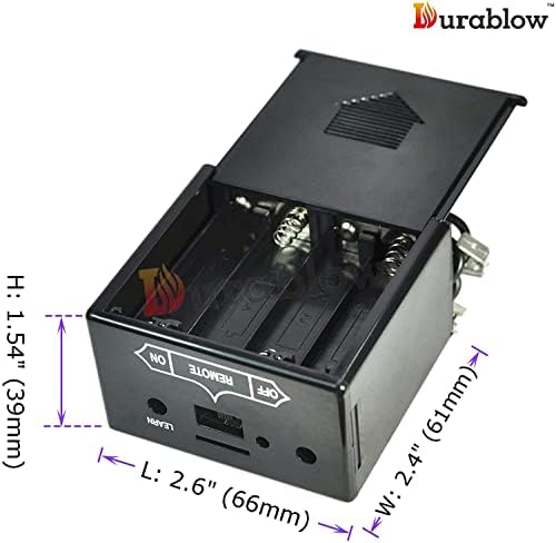 Durablow TR1001 On/Off Gas Fireplace Remote Control Kit for Millivolt Valve, IPI Module, Replaces Wall Switch, Wireless Gas Fireplace Remote - Image 5
