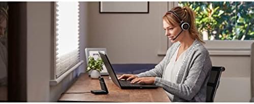 Jabra Evolve 65 SE Mono Wireless Headset - Bluetooth Headset with Noise-Cancelling Microphone, Long-Lasting Battery, and Dual Connectivity - MS Teams Certified, Works with All Other Platforms - Black - Image 2
