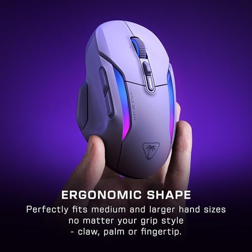 Turtle Beach Kone II Air Wireless Ergonomic RGB PC Gaming Mouse - Image 3